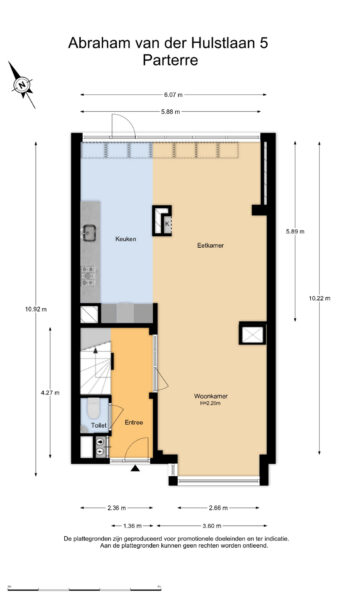 abraham van der hulstln 5, bennebroek – plattegrond 3