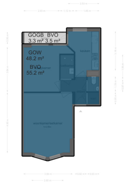 vincent van goghstraat 4b, amsterdam – plattegrond 2