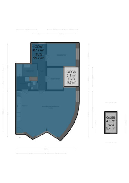 meerhuizenplein 10a, amsterdam – plattegrond 3