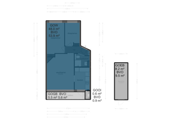 bestevâerstraat 148 1, amsterdam – plattegrond 2