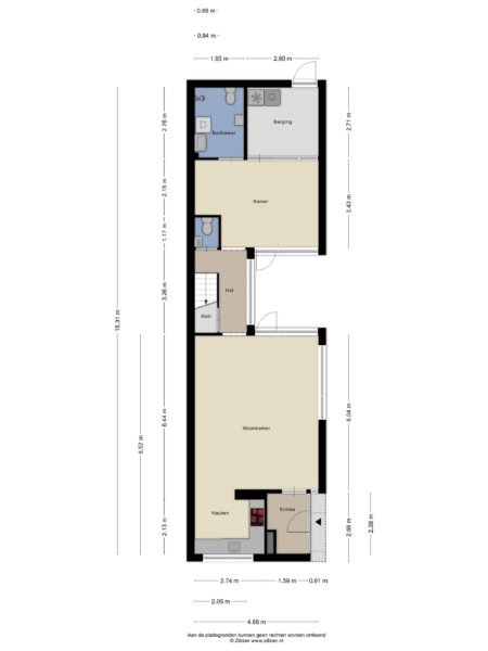 anna blamanstraat 139, hoofddorp – plattegrond 2