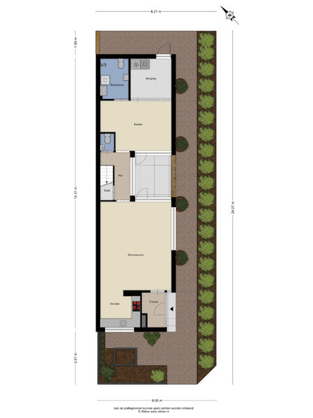 anna blamanstraat 139, hoofddorp – plattegrond