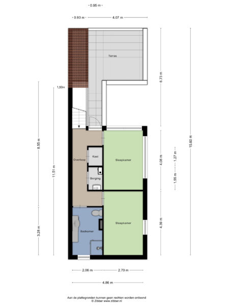 anna blamanstraat 139, hoofddorp – plattegrond 3