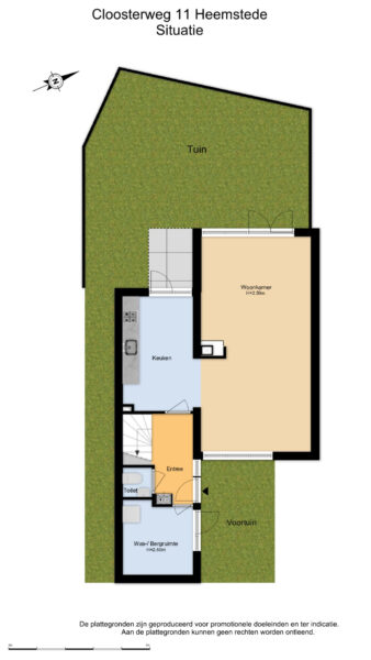 cloosterweg 11, heemstede – plattegrond 4