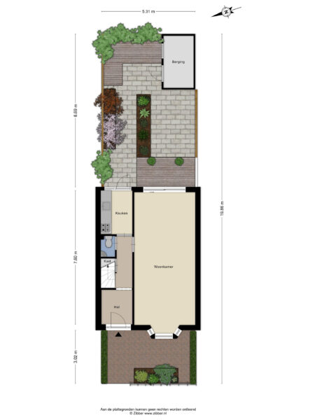 delistraat 90, haarlem – plattegrond 3