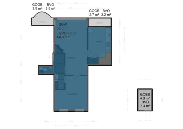 president brandstraat 206, amsterdam – plattegrond 3