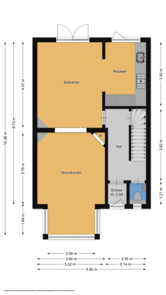 albert grootlaan 7, naarden – plattegrond