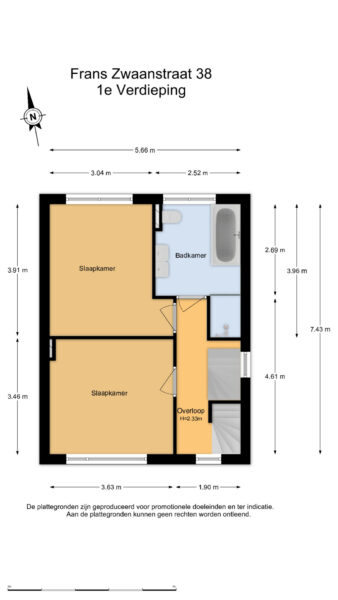 frans zwaanstraat 38, zandvoort – plattegrond 4