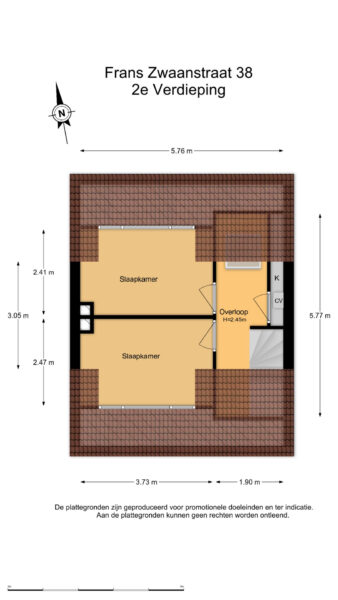 frans zwaanstraat 38, zandvoort – plattegrond 5