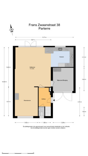 frans zwaanstraat 38, zandvoort – plattegrond 3