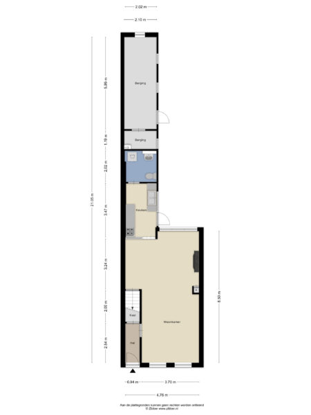 slaperdijkweg 64, haarlem – plattegrond