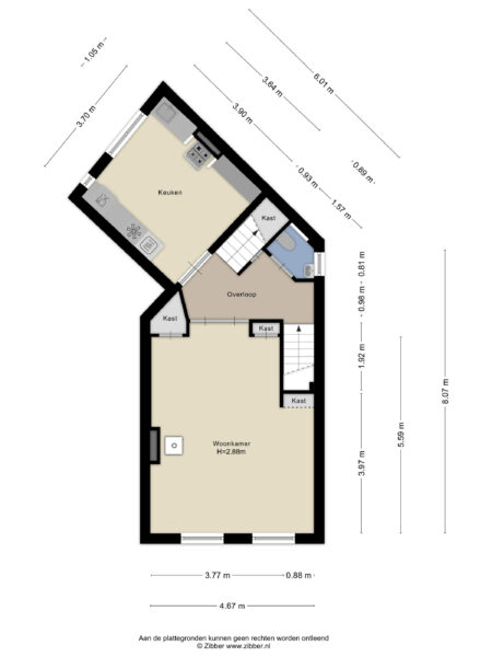 garenkokerskade 3, haarlem – plattegrond 2