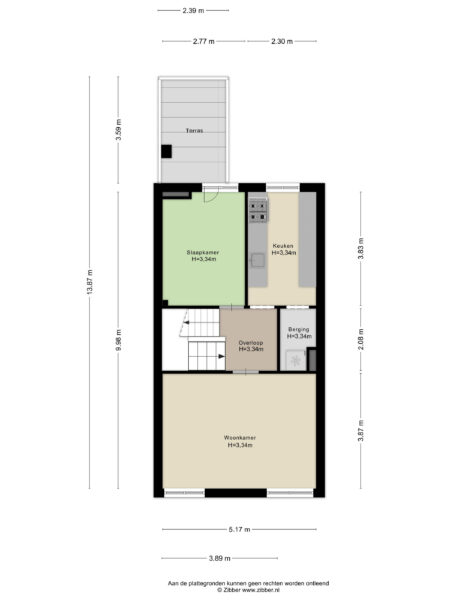 bloemhofstraat 5rd, haarlem – plattegrond 2