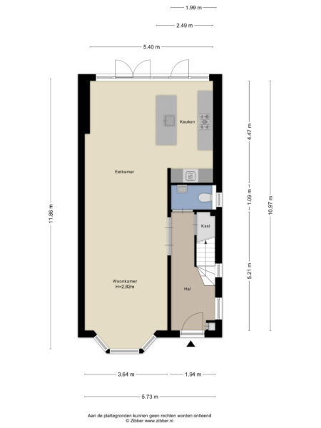 thomsonlaan 63, haarlem – plattegrond