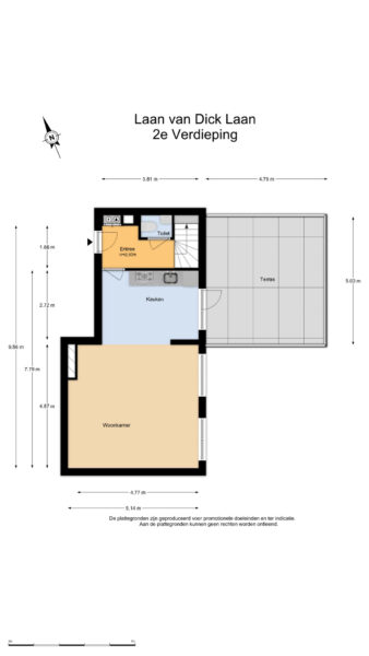 laan van dick laan 99, heemstede – plattegrond 2