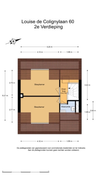 louise de colignylaan 60, santpoort zuid – plattegrond 6