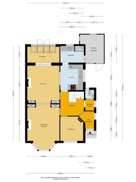 van eedenstraat 5, haarlem – plattegrond 3