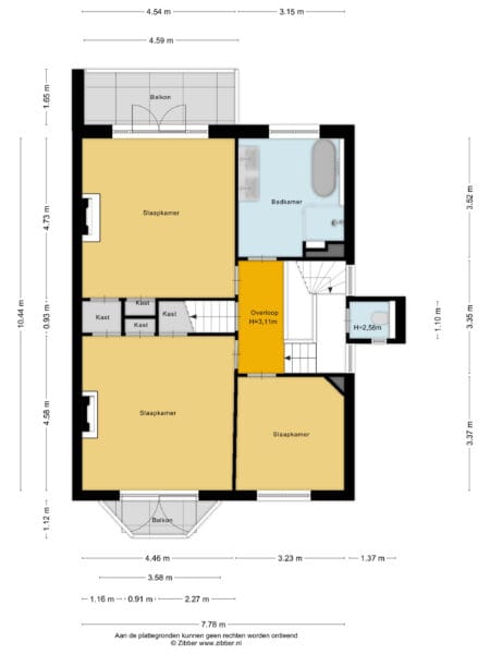 van eedenstraat 5, haarlem – plattegrond