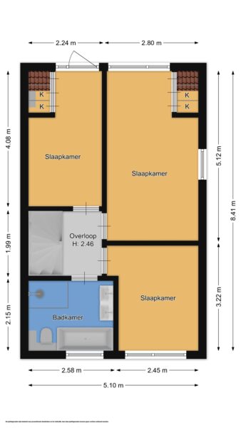 waterhoen 8, muiderberg – plattegrond 4