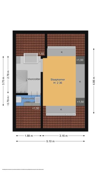 waterhoen 8, muiderberg – plattegrond 3
