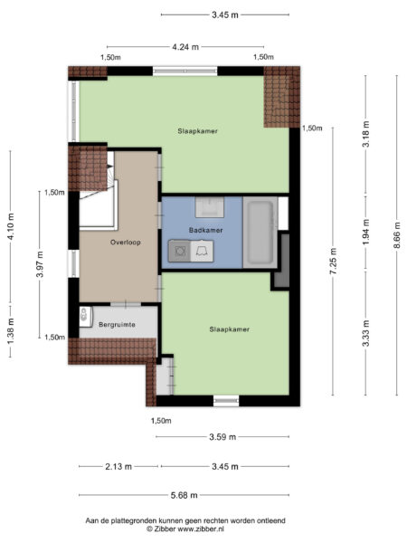mercuriusstraat 45, haarlem – plattegrond 6