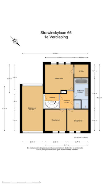 strawinskylaan 66, heemstede – plattegrond 4