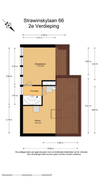 strawinskylaan 66, heemstede – plattegrond 5