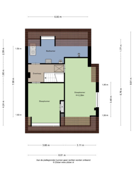 frederik hendriklaan 55, haarlem – plattegrond 6
