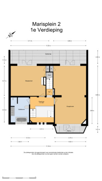 marisplein 2, heemstede – plattegrond 6