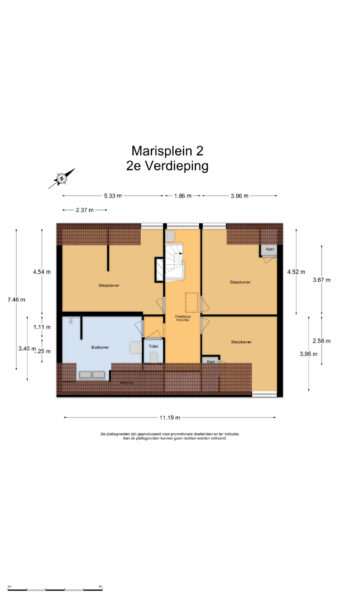 marisplein 2, heemstede – plattegrond 3