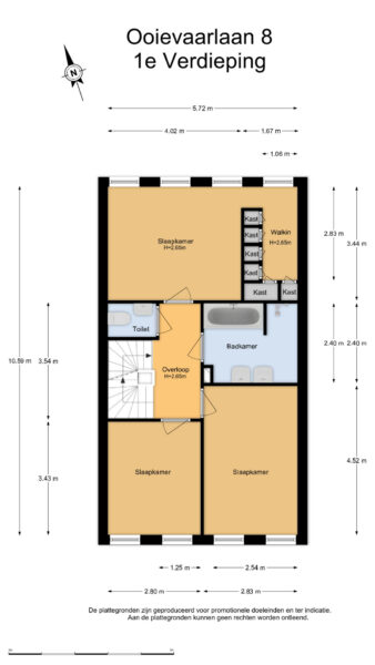 ooievaarlaan 8, heemstede – plattegrond 6