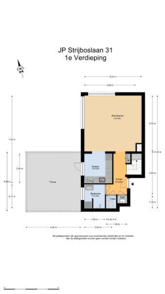jan p. strijboslaan 31, heemstede – plattegrond 3