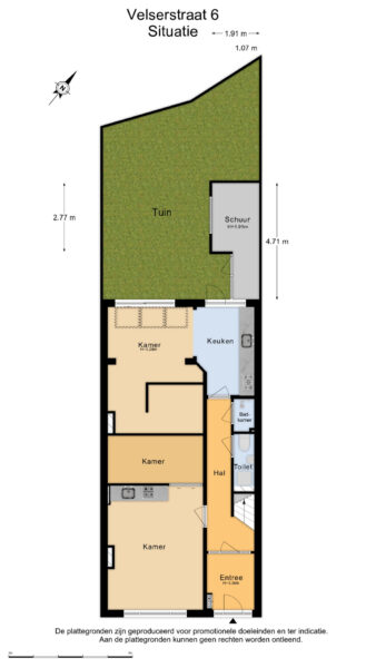 velserstraat 6, haarlem – plattegrond 5