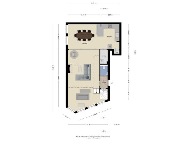burgwal 69, haarlem – plattegrond