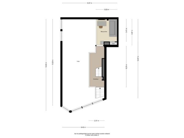 burgwal 69, haarlem – plattegrond 2
