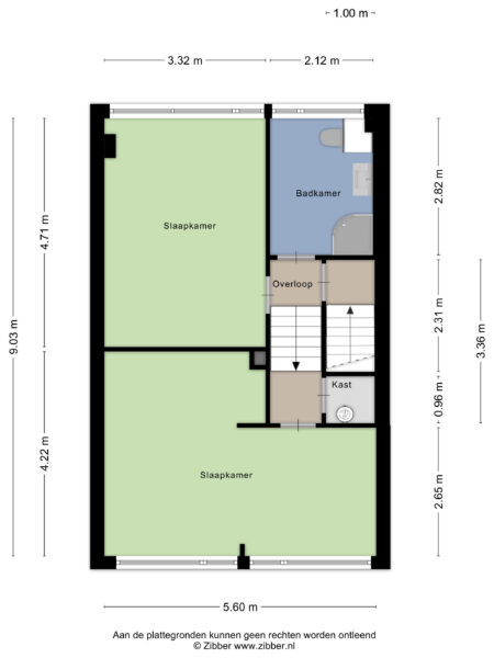 otto van reeslaan 10, haarlem – plattegrond 4