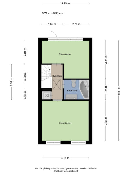 spaansevaartstraat 46, haarlem – plattegrond 4