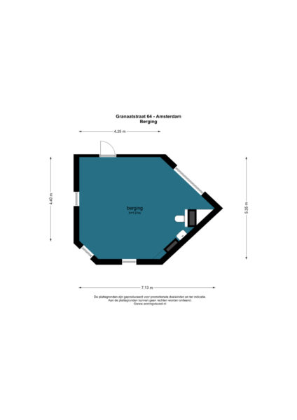 granaatstraat 64, amsterdam – plattegrond 3