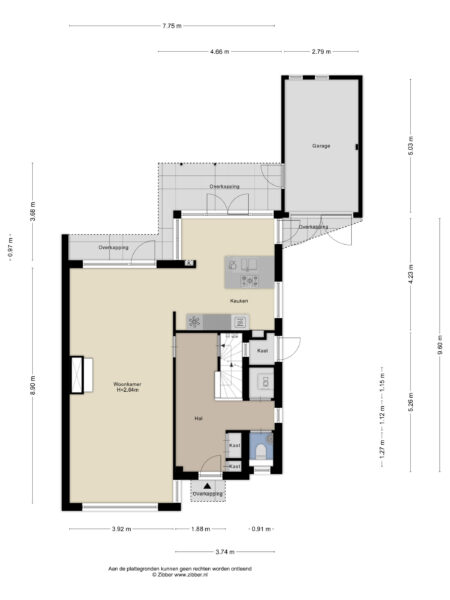 frederik hendriklaan 21, haarlem – plattegrond