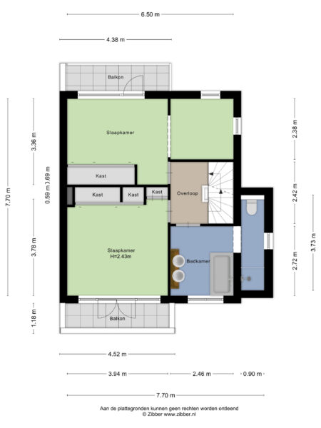 frederik hendriklaan 21, haarlem – plattegrond 3