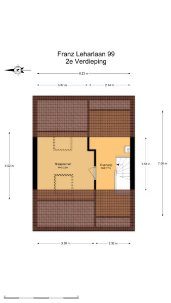 franz lehárlaan 99, heemstede – plattegrond 6