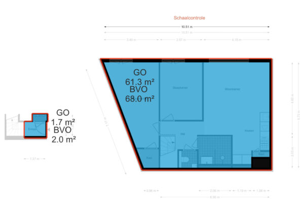 funenpark 203b, amsterdam – plattegrond 3