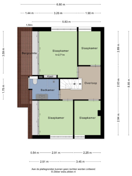 laan van rozenburg 16, heemstede – plattegrond 4