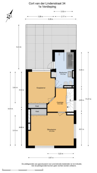 cort van der lindenstraat 34, zandvoort – plattegrond 4