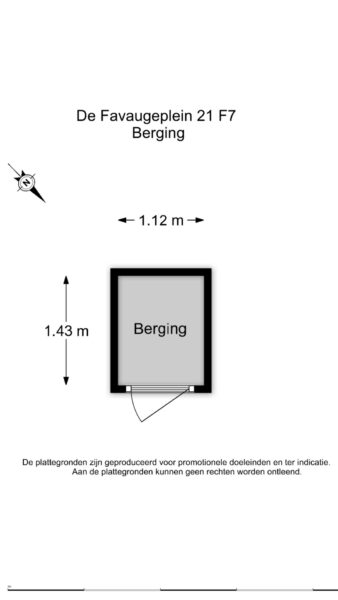 de favaugeplein 21f 7, zandvoort – plattegrond 3