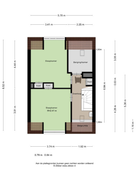 hospeslaan 63, haarlem – plattegrond 4