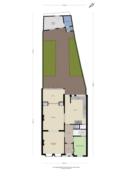 oranjekade 23, haarlem – plattegrond