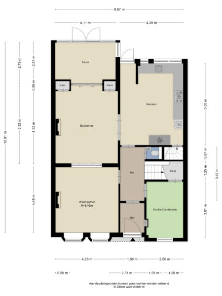 oranjekade 23, haarlem – plattegrond 2