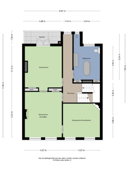 oranjekade 23, haarlem – plattegrond 4