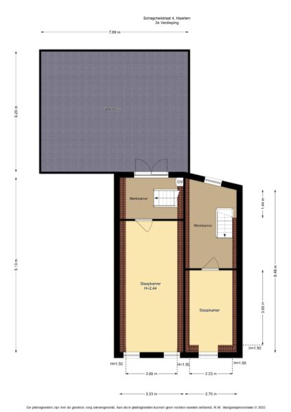 schagchelstraat 4, haarlem – plattegrond 3